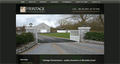 Desktop Screenshot of heritagestonemasons.ie
